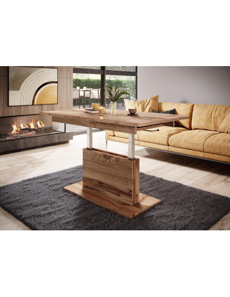 BUSETTI Ławostół Rozkładany Dąb Wotan 126-167cm - Praktyczność i Elegancja