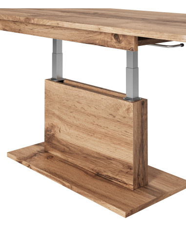 BUSETTI Ławostół Rozkładany Dąb Wotan 126-167cm - Praktyczność i Elegancja