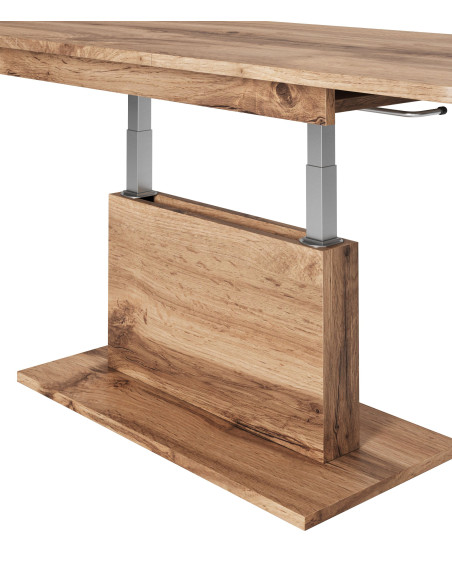 BUSETTI Ławostół Rozkładany Dąb Wotan 126-167cm - Praktyczność i Elegancja