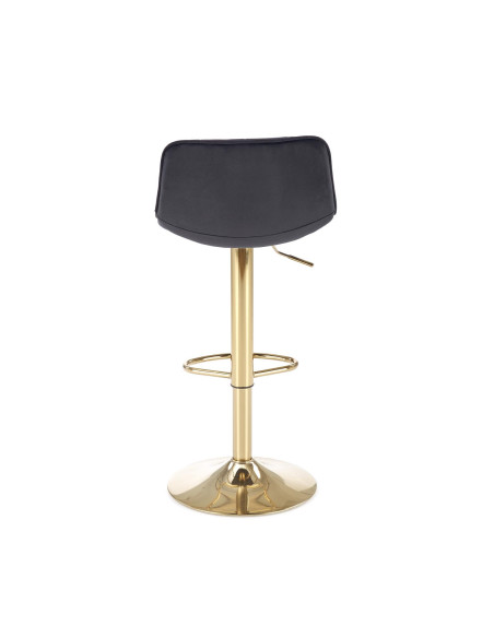 H120 hoker nogi - złote, siedzisko - czarny (1p 1szt)