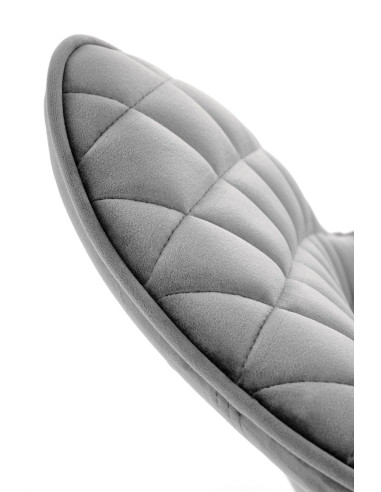 K520 Krzesło Obrotowe, Oparcie Popielate w Romby - Elegancja i Komfort