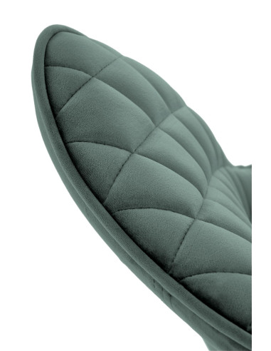 K520 Krzesło Obrotowe, C. Zielone Oparcie w Romby - Elegancja i Komfort