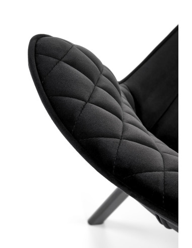 K520 Krzesło Obrotowe, Czarne Oparcie w Romby - Styl i Praktyczność