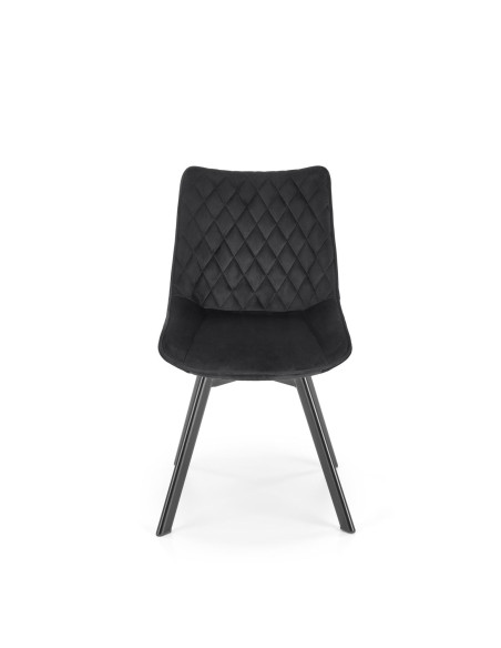 K520 Krzesło Obrotowe, Czarne Oparcie w Romby - Styl i Praktyczność