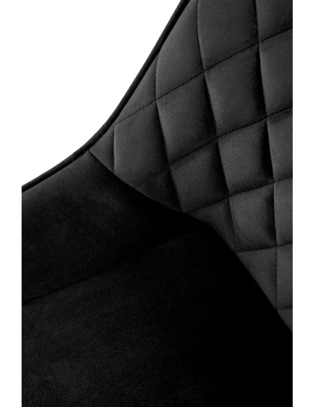 K520 Krzesło Obrotowe, Czarne Oparcie w Romby - Styl i Praktyczność