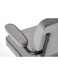 FIDEL Fotel Popielaty Bluvel 14 - Komfort, Design i Nowoczesna Ergonomia 2