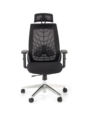 GERONIMO Fotel Synchroniczny Czarny - Nowoczesne Rozwiązania Ergonomiczne