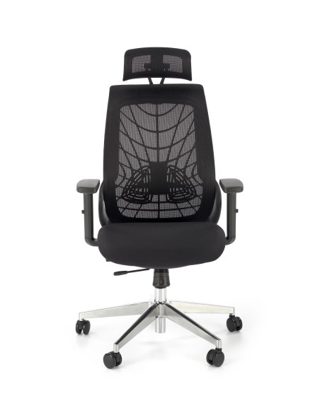 GERONIMO Fotel Synchroniczny Czarny - Nowoczesne Rozwiązania Ergonomiczne