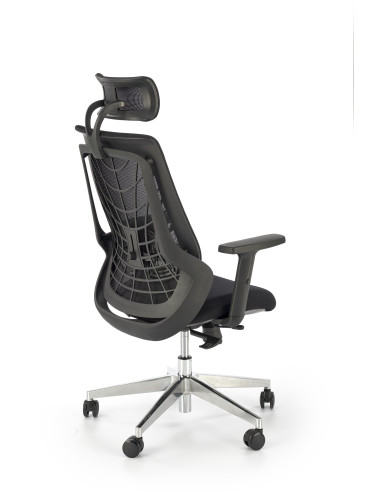 GERONIMO Fotel Synchroniczny Czarny - Nowoczesne Rozwiązania Ergonomiczne