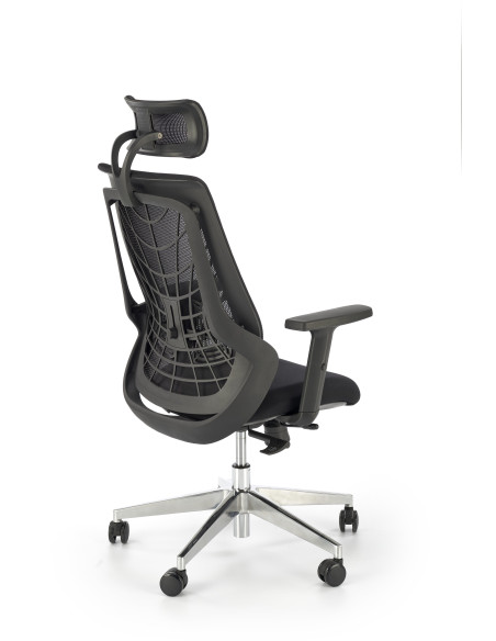 GERONIMO Fotel Synchroniczny Czarny - Nowoczesne Rozwiązania Ergonomiczne