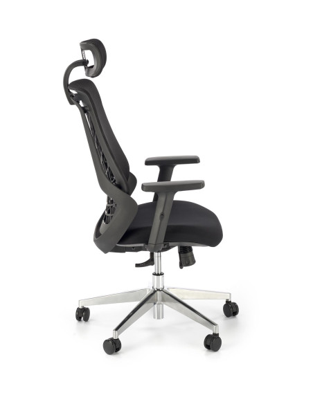 GERONIMO Fotel Synchroniczny Czarny - Nowoczesne Rozwiązania Ergonomiczne