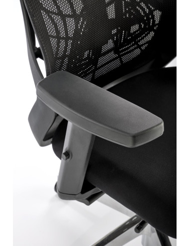 GERONIMO Fotel Synchroniczny Czarny - Nowoczesne Rozwiązania Ergonomiczne