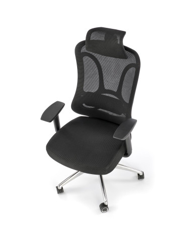 GILBERTO Fotel Synchroniczny Czarny - Funkcjonalność i Elegancja