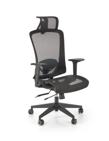 GOLIAT Fotel Synchroniczny Czarny - Nowoczesność i Komfort