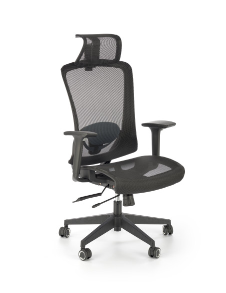 GOLIAT Fotel Synchroniczny Czarny - Nowoczesność i Komfort