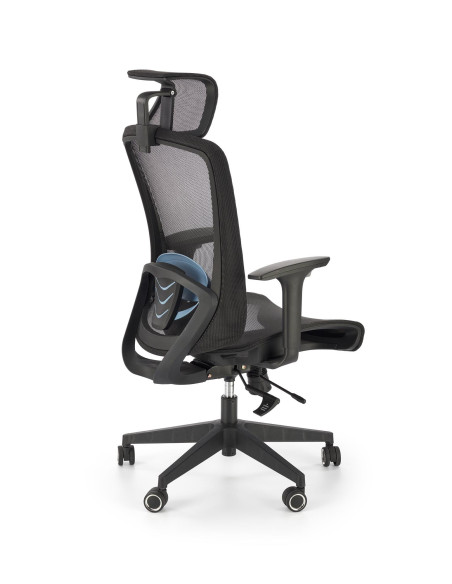 GOLIAT Fotel Synchroniczny Czarny - Nowoczesność i Komfort