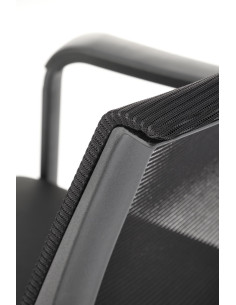 BERGEN Fotel Czarny Tkanina Membranowa - Minimalizm i Funkcjonalność 2