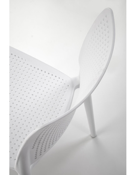 K514 Krzesło Białe Polipropylen - Nowoczesny Design i Uniwersalność