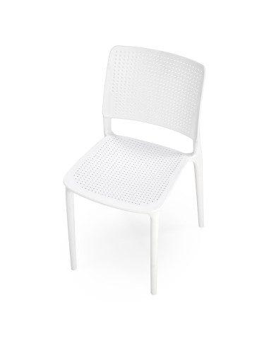 K514 Krzesło Białe Polipropylen - Nowoczesny Design i Uniwersalność