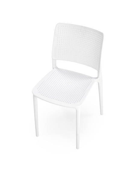 K514 Krzesło Białe Polipropylen - Nowoczesny Design i Uniwersalność