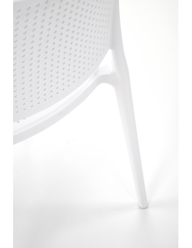 K514 Krzesło Białe Polipropylen - Nowoczesny Design i Uniwersalność