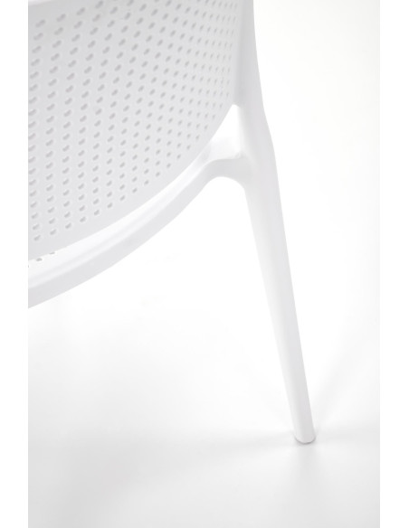 K514 Krzesło Białe Polipropylen - Nowoczesny Design i Uniwersalność