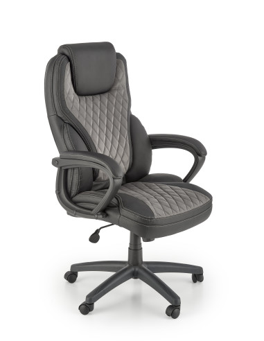 GANDALF Fotel Czarno-Popielaty Mechanizm TILT - Funkcjonalność i Styl