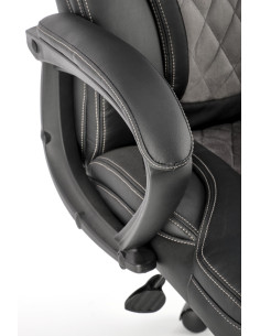 GANDALF Fotel Czarno-Popielaty Mechanizm TILT - Funkcjonalność i Styl 2