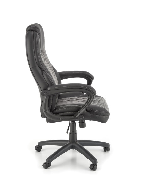 GANDALF Fotel Czarno-Popielaty Mechanizm TILT - Funkcjonalność i Styl