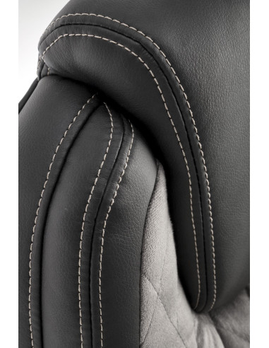 GANDALF Fotel Czarno-Popielaty Mechanizm TILT - Funkcjonalność i Styl