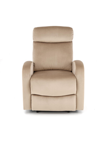 WONDER Fotel Rozkładany Beżowy BLUVEL 28 - Komfort i Wielofunkcyjność