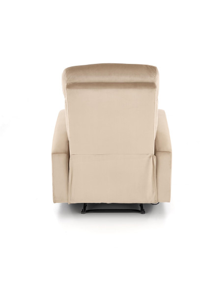 WONDER Fotel Rozkładany Beżowy BLUVEL 28 - Komfort i Wielofunkcyjność
