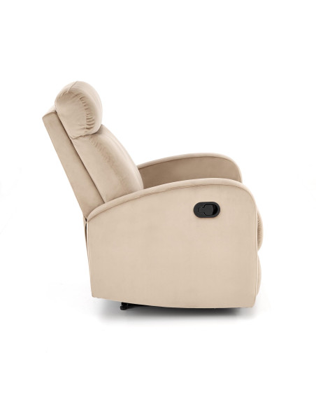 WONDER Fotel Rozkładany Beżowy BLUVEL 28 - Komfort i Wielofunkcyjność