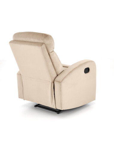 WONDER Fotel Rozkładany Beżowy BLUVEL 28 - Komfort i Wielofunkcyjność