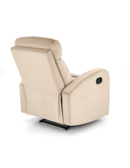WONDER Fotel Rozkładany Beżowy BLUVEL 28 - Komfort i Wielofunkcyjność