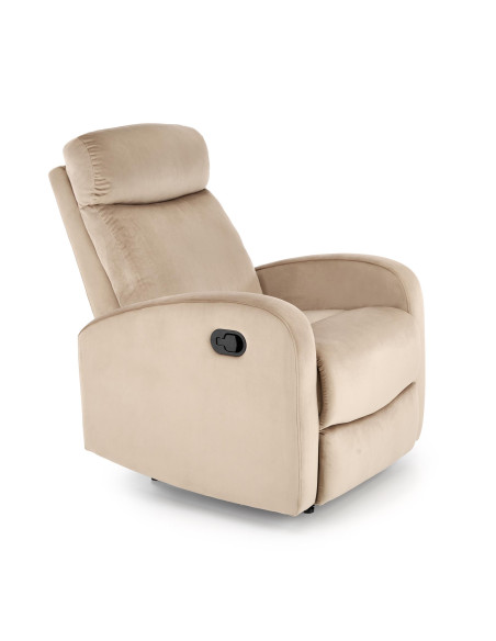 WONDER Fotel Rozkładany Beżowy BLUVEL 28 - Komfort i Wielofunkcyjność