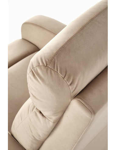 WONDER Fotel Rozkładany Beżowy BLUVEL 28 - Komfort i Wielofunkcyjność