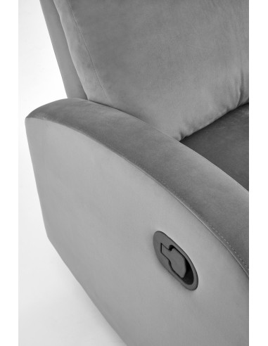 WONDER Fotel Rozkładany Popielaty - Elegancja i Funkcjonalność