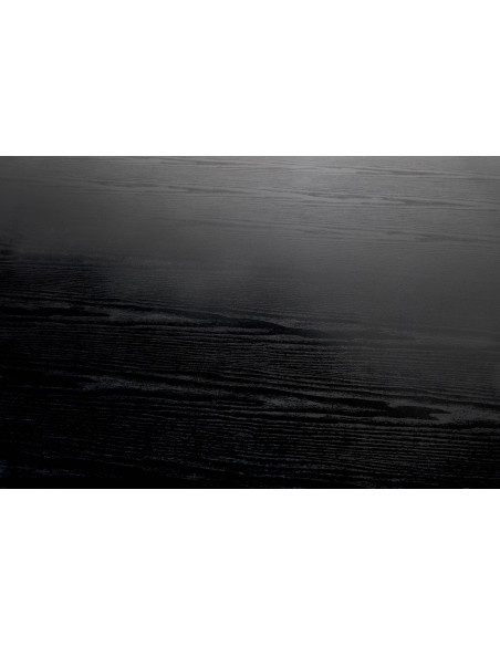 GINTER Stół Okrągły Czarny Fi 120cm na Solidnej Nodze - Minimalizm i Styl