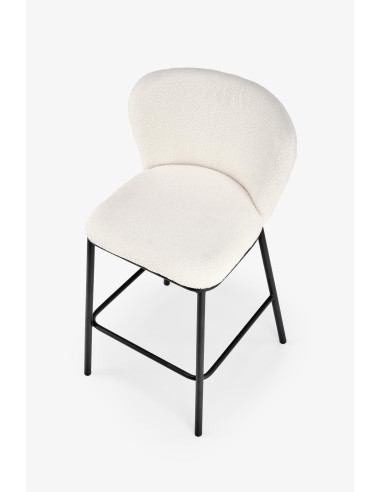 H119 Hoker Kremowy Boucle 54x53x92cm - Komfort i Styl