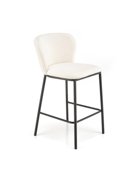 H119 Hoker Kremowy Boucle 54x53x92cm - Komfort i Styl