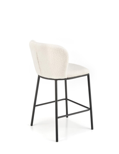 H119 Hoker Kremowy Boucle 54x53x92cm - Komfort i Styl