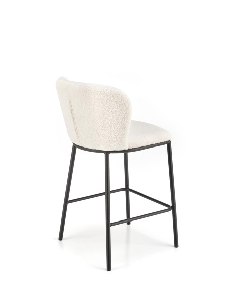 H119 Hoker Kremowy Boucle 54x53x92cm - Komfort i Styl