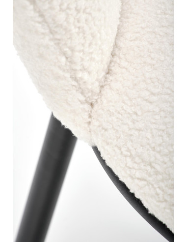 H119 Hoker Kremowy Boucle 54x53x92cm - Komfort i Styl