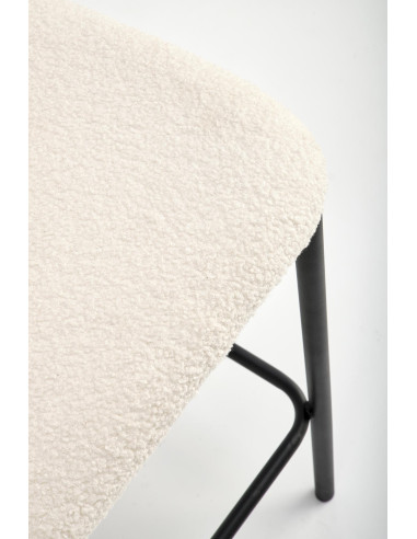 H119 Hoker Kremowy Boucle 54x53x92cm - Komfort i Styl