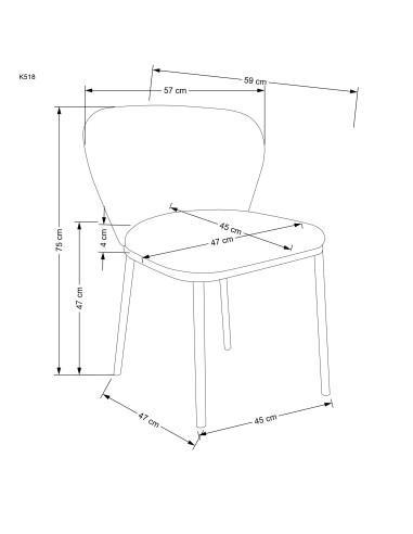 K518 Krzesło Kremowe Boucle - Elegancja i Komfort