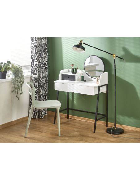 AGNES Konsolka Biały Czarny 80x42x120cm - Elegancja i Praktyczność