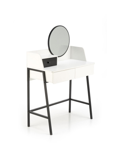 AGNES Konsolka Biały Czarny 80x42x120cm - Elegancja i Praktyczność