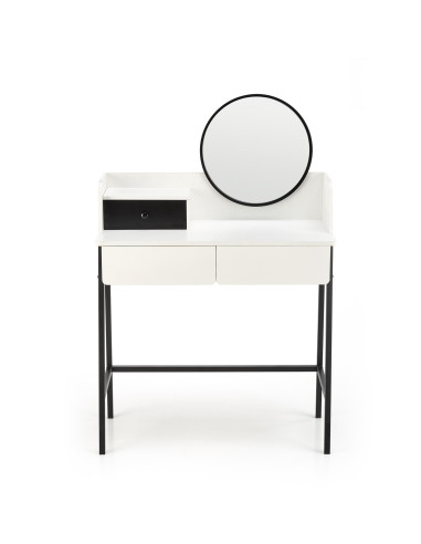 AGNES Konsolka Biały Czarny 80x42x120cm - Elegancja i Praktyczność