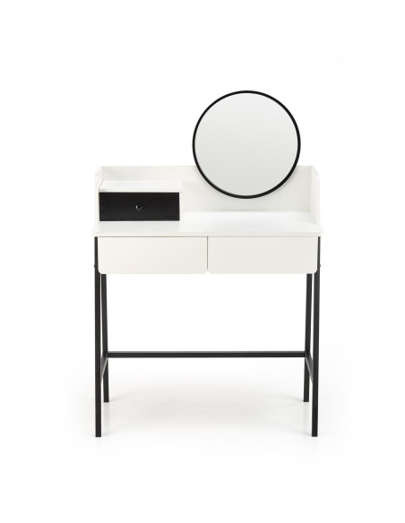 AGNES Konsolka Biały Czarny 80x42x120cm - Elegancja i Praktyczność